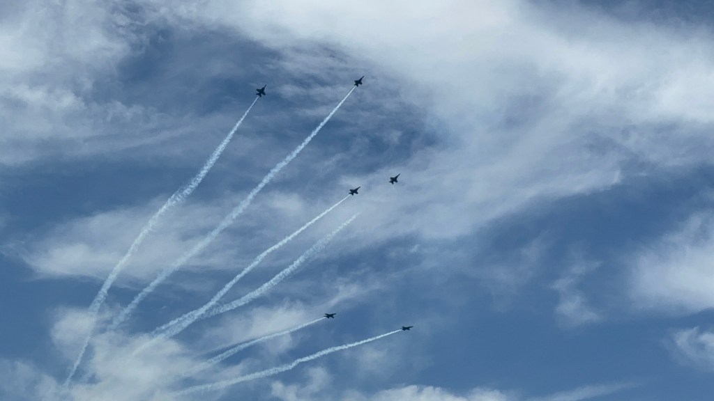 I captured the Blue Angels stunning performance above Annapolis.  These pilots must remain in constant motion lest they stagnate...